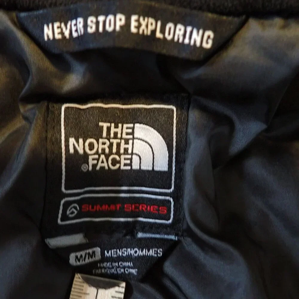 Vintage The North Face Jacket Mens M Summit Series Windstopper Blue Hooded - Picture 8 of 8